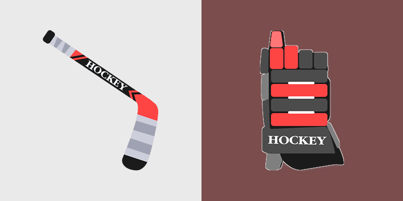 Hockey Stick custom cursor pack preview for Chrome, Edge and Windows