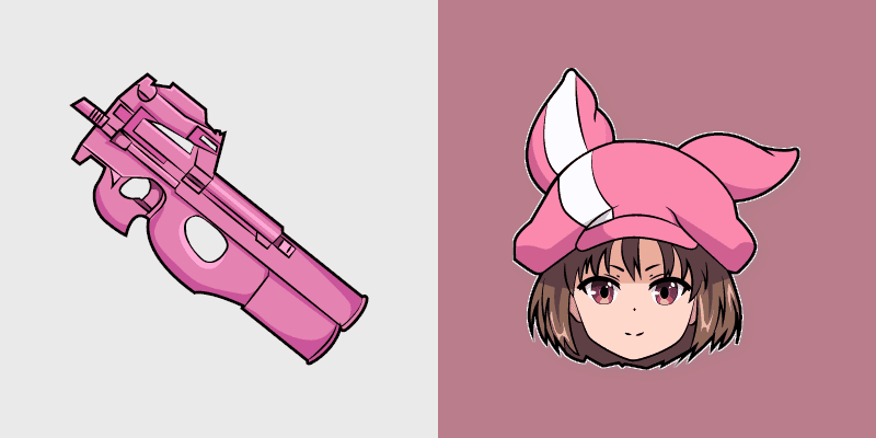 Karen P90 custom cursor pack preview for Chrome, Edge and Windows