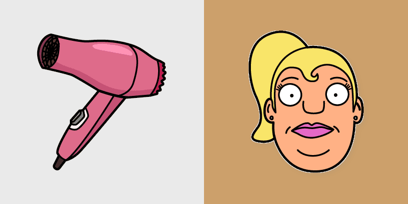 Bob Burger Icon custom cursor pack preview for Chrome, Edge and Windows