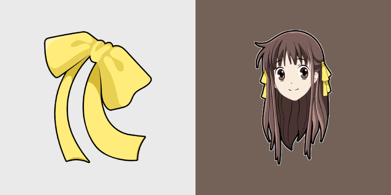Tohru Honda custom cursor pack preview for Chrome, Edge and Windows
