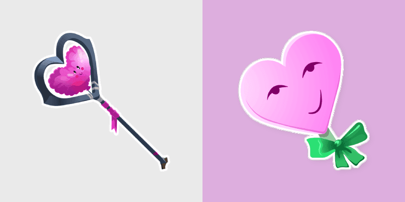 Candyman Heavy Heart custom cursor pack preview for Chrome, Edge and Windows