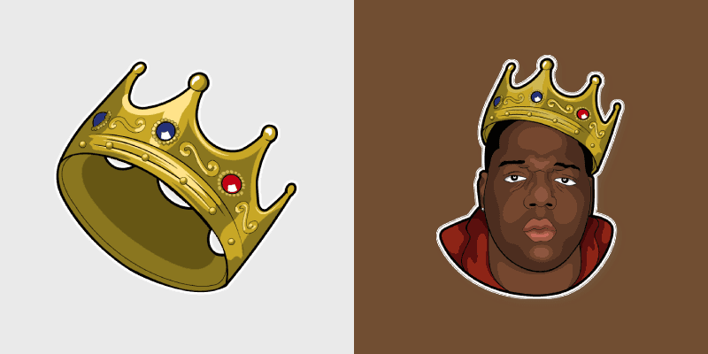 Notorious B.I.G. Collection custom cursor pack preview for Chrome, Edge and Windows