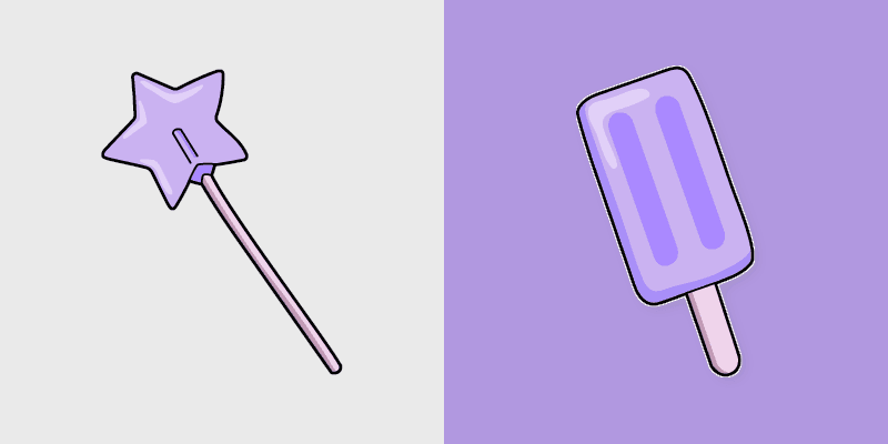 Star Lollipop Pop custom cursor pack preview for Chrome, Edge and Windows