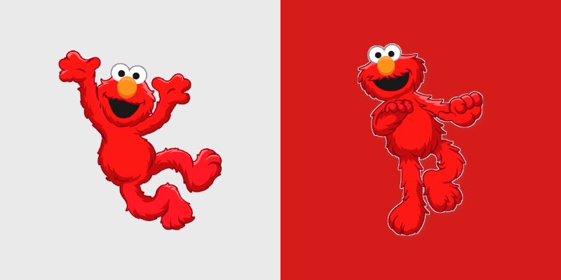 Elmo Moon Dancing custom cursor pack preview for Chrome, Edge and Windows