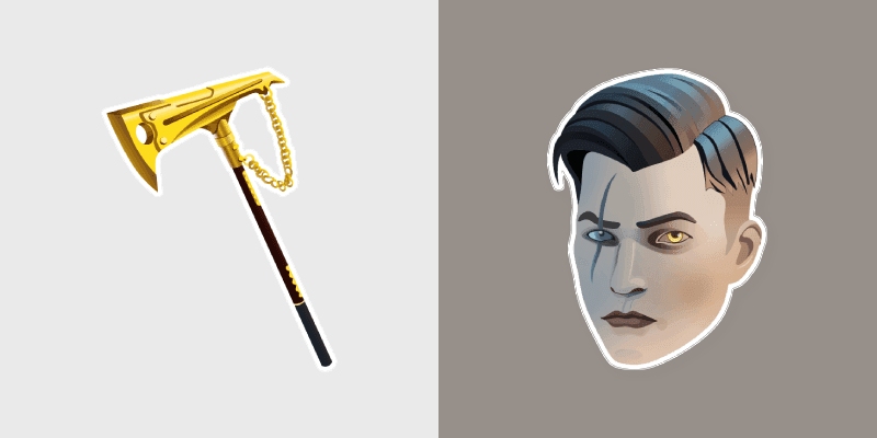 Golden King Pickaxe custom cursor pack preview for Chrome, Edge and Windows