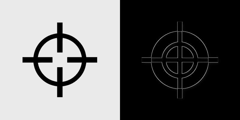Shooter Games custom cursor pack preview for Chrome, Edge and Windows