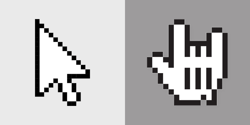 Rock Devotee custom cursor pack preview for Chrome, Edge and Windows