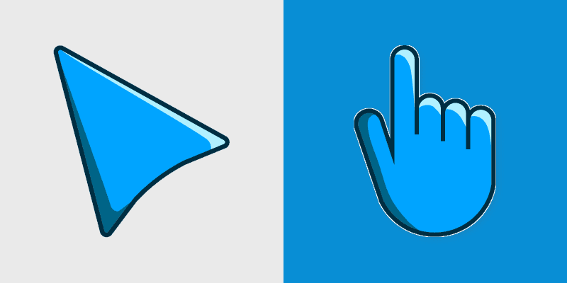 Azure custom cursor pack preview for Chrome, Edge and Windows