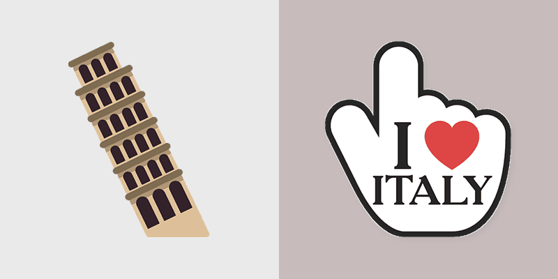 Pisa Tower custom cursor pack preview for Chrome, Edge and Windows