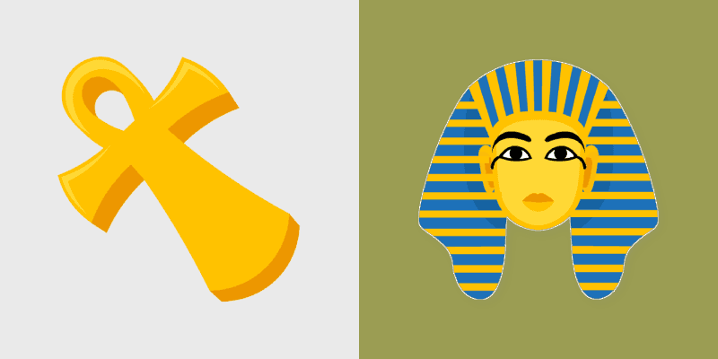 Pharaoh Egypt custom cursor pack preview for Chrome, Edge and Windows