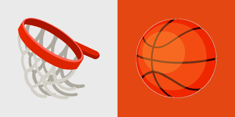 Basketball custom cursor pack preview for Chrome, Edge and Windows