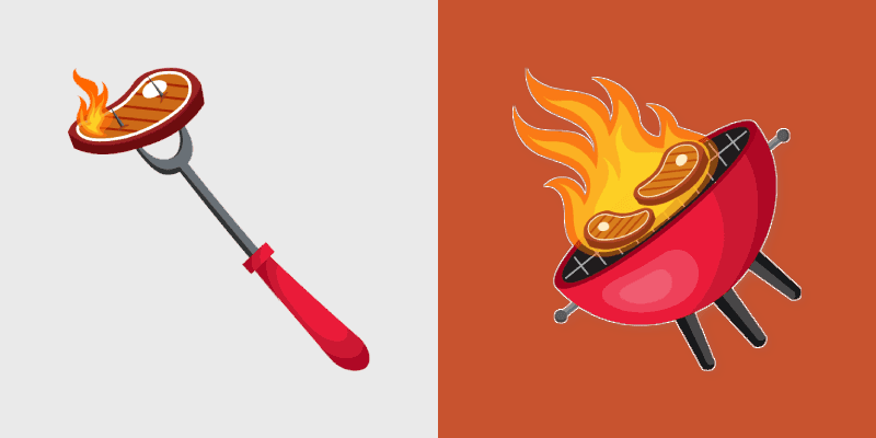 GrillMaster custom cursor pack preview for Chrome, Edge and Windows