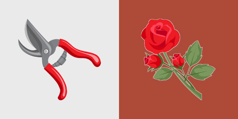 Florist Rose custom cursor pack preview for Chrome, Edge and Windows