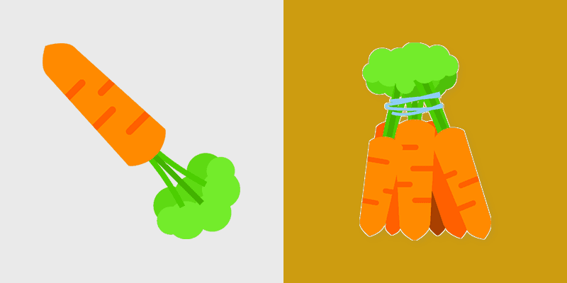 Fruits Veggies Savory custom cursor collection preview
