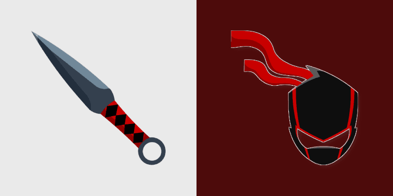 Ninja Mask custom cursor pack preview for Chrome, Edge and Windows