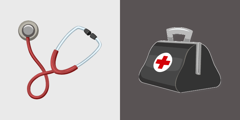 Doctor Stethoscope custom cursor pack preview for Chrome, Edge and Windows
