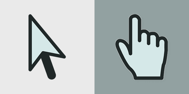 Stylish Cute custom cursor pack preview for Chrome, Edge and Windows