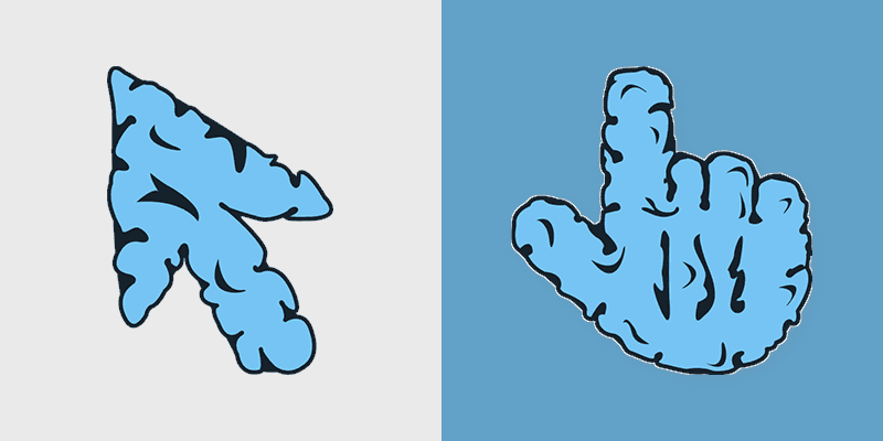 Cute Pastels custom cursor collection preview