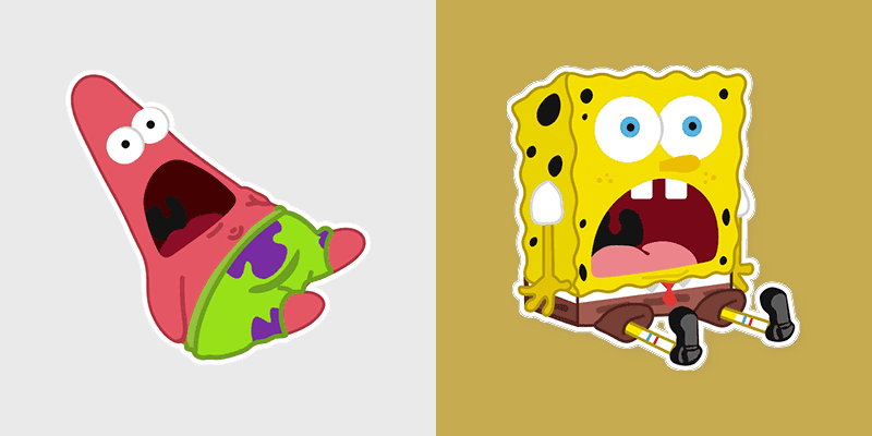 SpongeBob Mix & Memes custom cursor collection preview