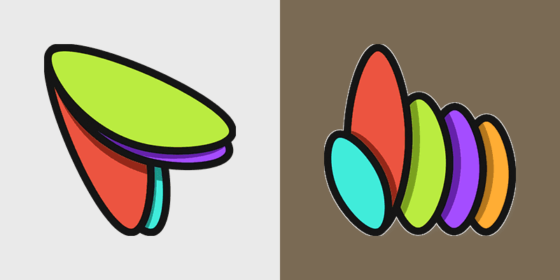 Colorful Delight custom cursor pack preview for Chrome, Edge and Windows