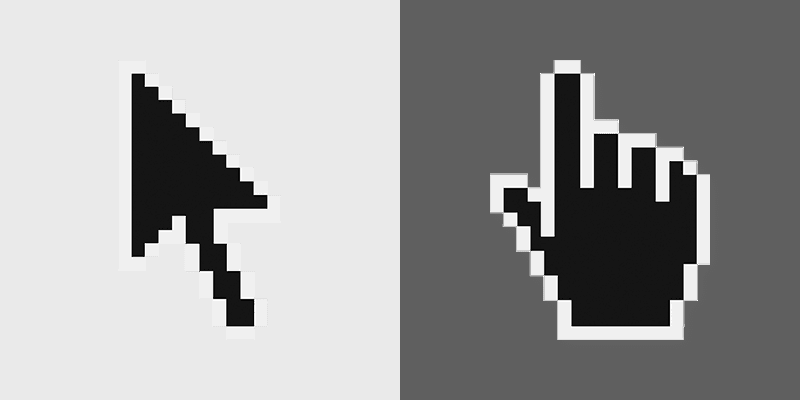 Ocean Bliss custom cursor pack preview for Chrome, Edge and Windows