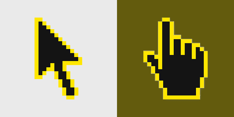 Dynamic Pixel Motion custom cursor pack preview for Chrome, Edge and Windows