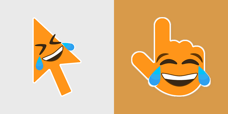 Tears of Joy custom cursor pack preview for Chrome, Edge and Windows