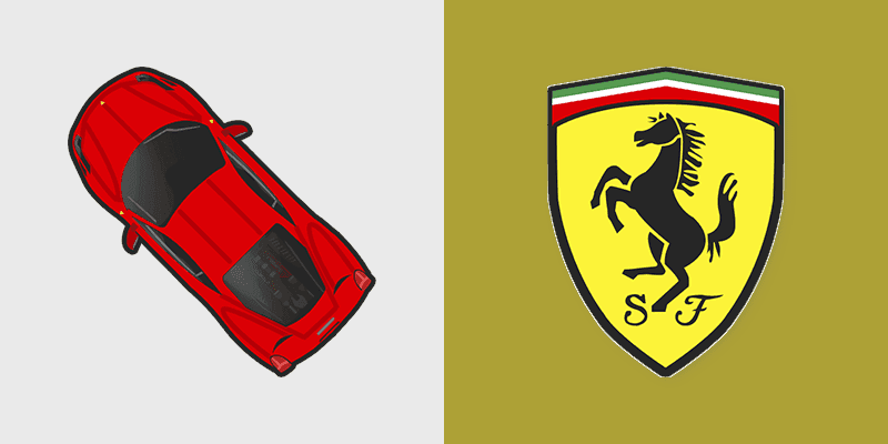 Ferrari 458 Italia custom cursor pack preview for Chrome, Edge and Windows