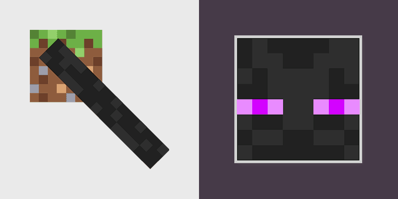 Enderman Earth custom cursor pack preview for Chrome, Edge and Windows