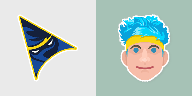Ninja custom cursor pack preview for Chrome, Edge and Windows