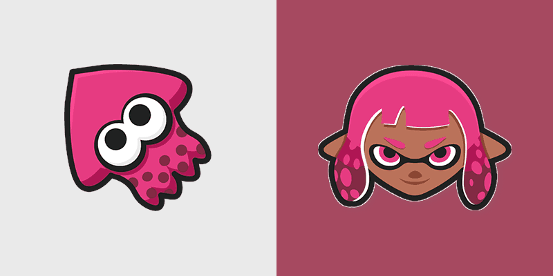 Pink Inkling custom cursor pack preview for Chrome, Edge and Windows