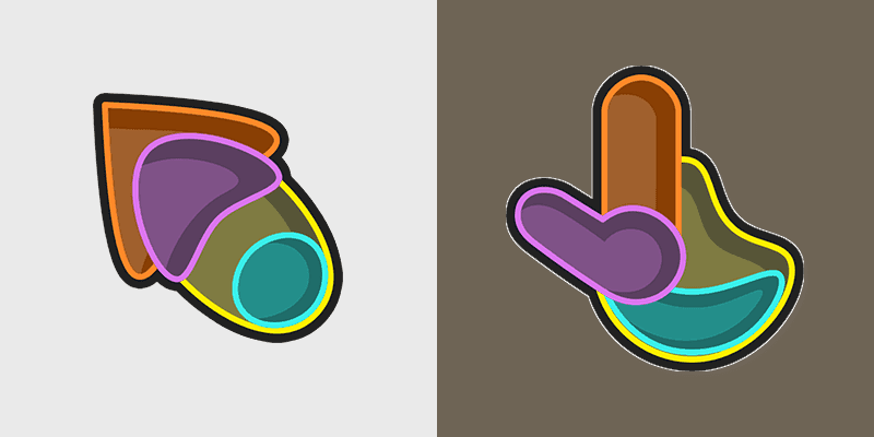 Modern Enhancers custom cursor pack preview for Chrome, Edge and Windows