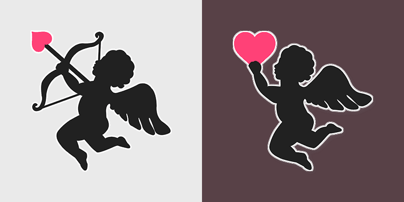 Holidays Valentine custom cursor collection preview