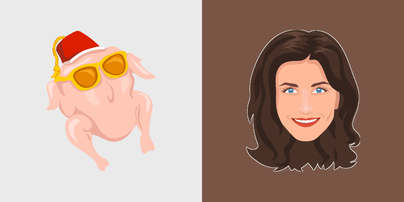 Monica Geller custom cursor pack preview for Chrome, Edge and Windows