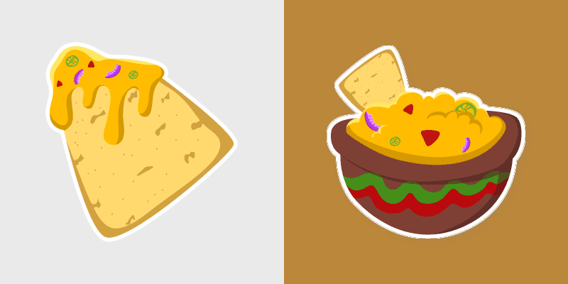 Nachos custom cursor pack preview for Chrome, Edge and Windows