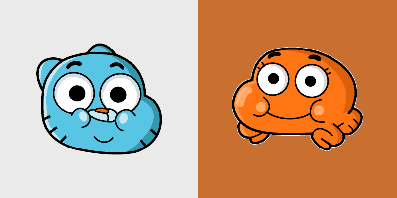 Gumball World custom cursor pack preview for Chrome, Edge and Windows