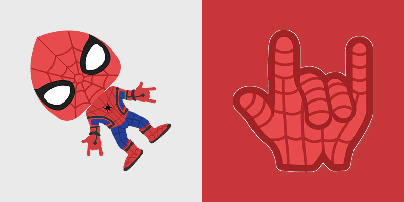 Spider-Man Web custom cursor pack preview for Chrome, Edge and Windows