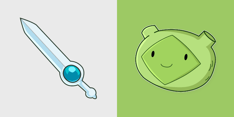 Fern Sword custom cursor pack preview for Chrome, Edge and Windows