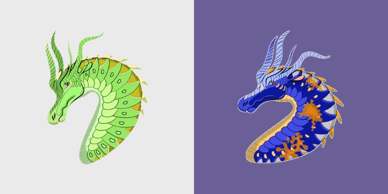 Fire-themed Mouse Cursor Pack: Luna and Swordtail preview for Chrome, Edge and Windows