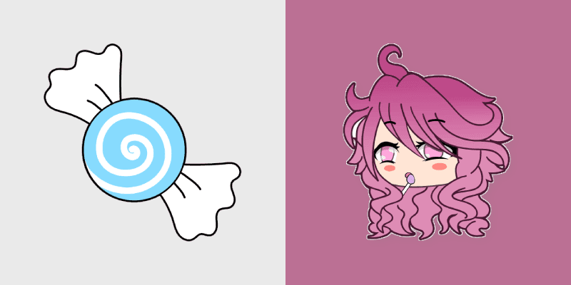 Gacha Life Character Duos custom cursor collection preview
