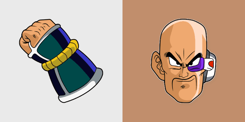 Dragon Ball Squad custom cursor pack preview for Chrome, Edge and Windows