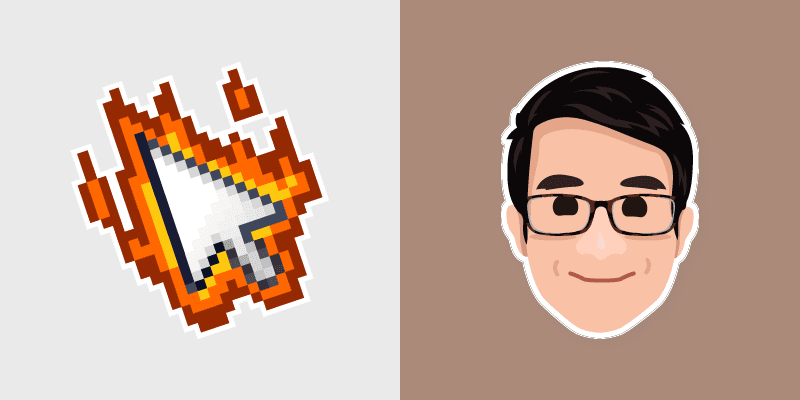 Alan Becker custom cursor pack preview for Chrome, Edge and Windows
