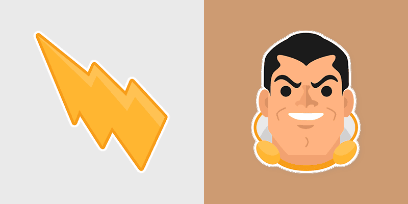 Shazam custom cursor pack preview for Chrome, Edge and Windows