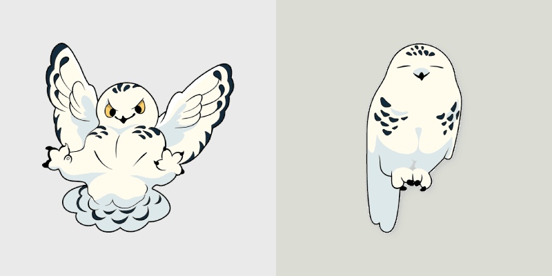 Arctic Owl custom cursor pack preview for Chrome, Edge and Windows