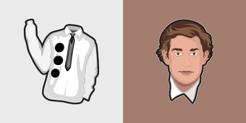 Jim Halpert custom cursor pack preview for Chrome, Edge and Windows