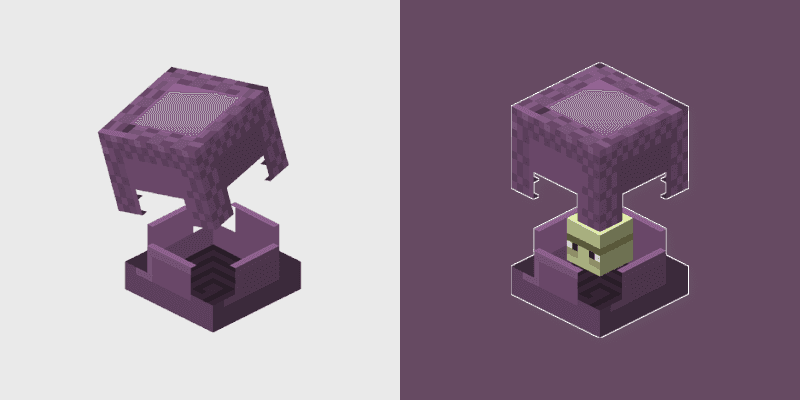 Shulker Box custom cursor pack preview for Chrome, Edge and Windows