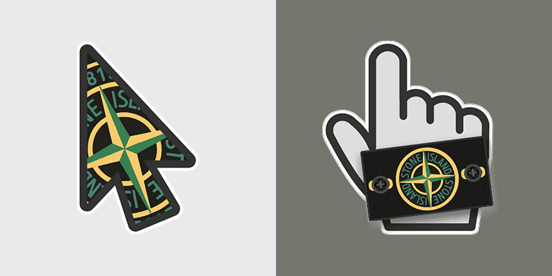 Streetwear Color Pop custom cursor pack preview for Chrome, Edge and Windows