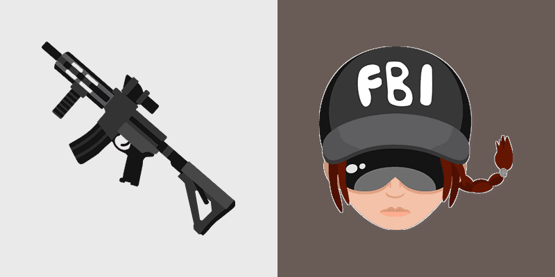 Rainbow Six Siege custom cursor pack preview for Chrome, Edge and Windows