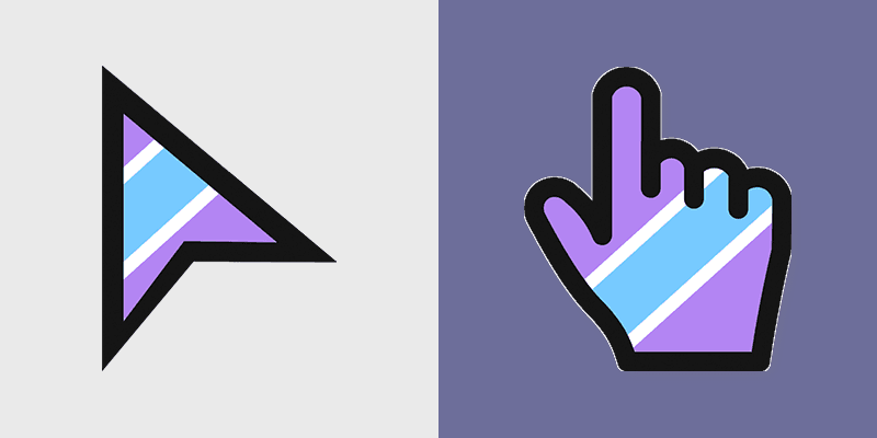 Minimal Modern Desktop custom cursor collection preview