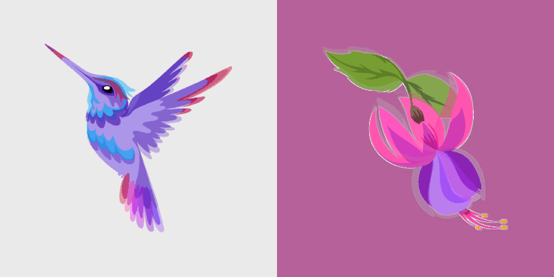 Hummingbird custom cursor pack preview for Chrome, Edge and Windows